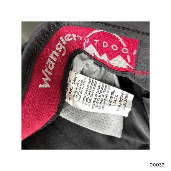 Wrangler Outdoor Soft Shell Active Pants (Men's) (34x30) (Black) - Picture 3 of 3